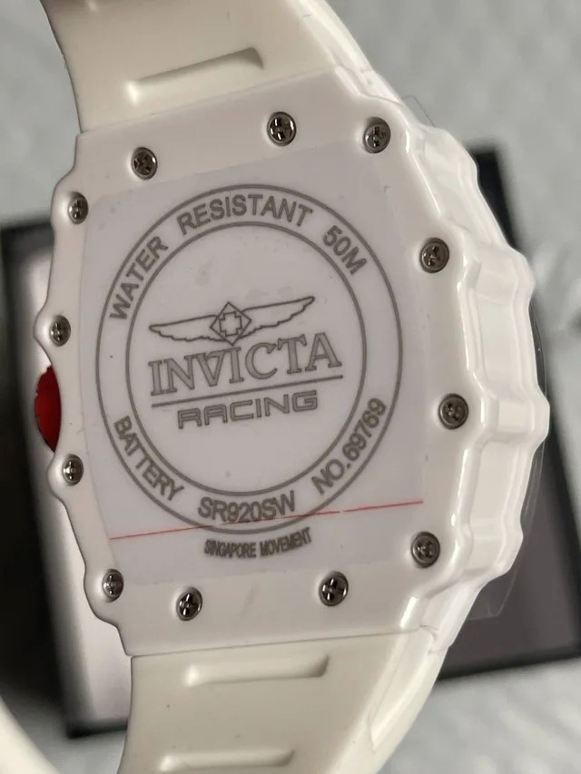 Invicta 69769 S1 Red And White Case Chronograph