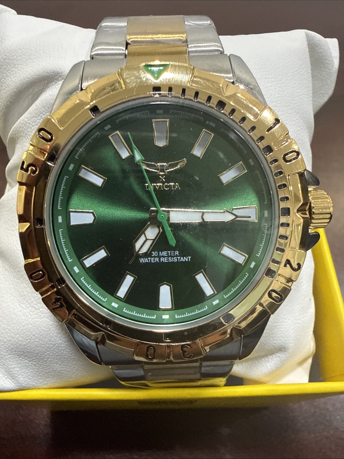 🔥 Invicta 69038 Specialty I Green Dial Gold Steel 42mm Men’s Watch