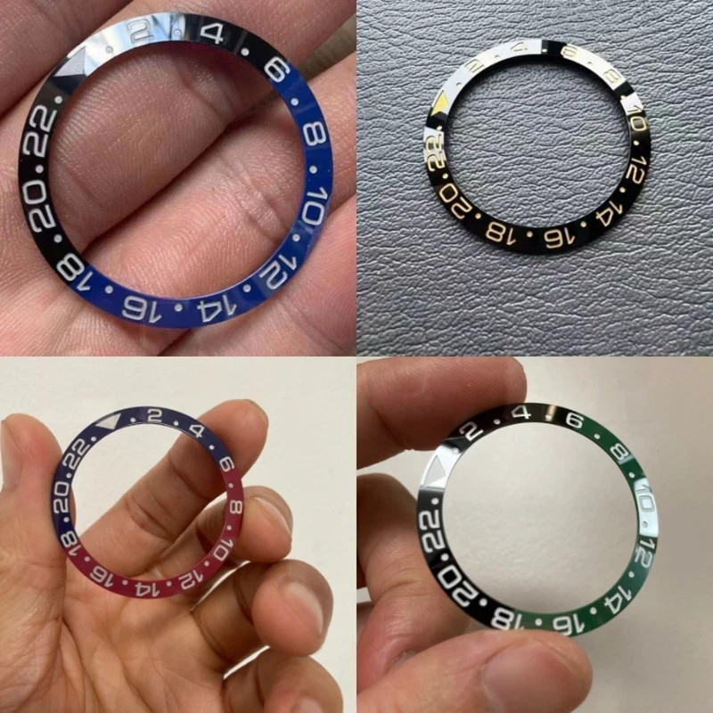 Ceramic Watch Bezel Insert Fits Rolex GMT Master II 116710 126710 126713 126718