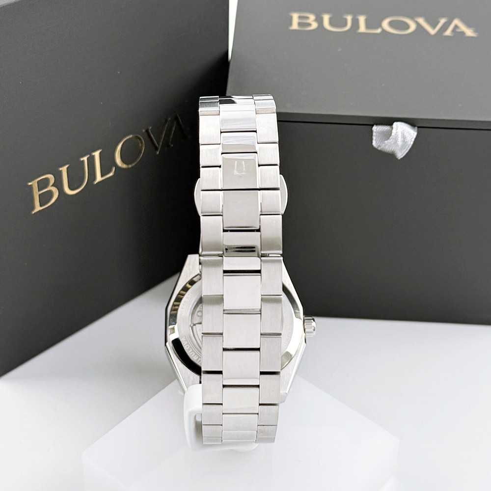 Men’s Bulova 96B470 Surveyor Automatic Stainless Brown Dial Watch 39mm