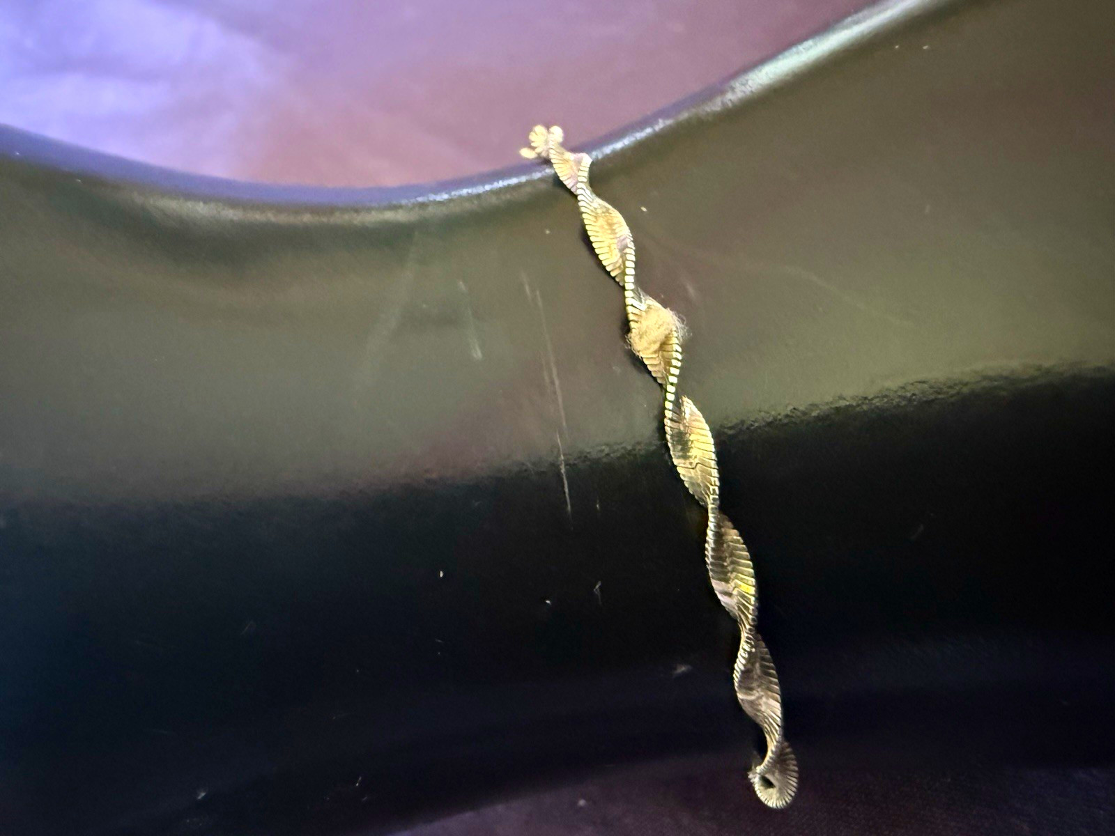 Sterling Silver 925 Rope Chain Bracelet, Lobster Clasp, Italy, No Stone