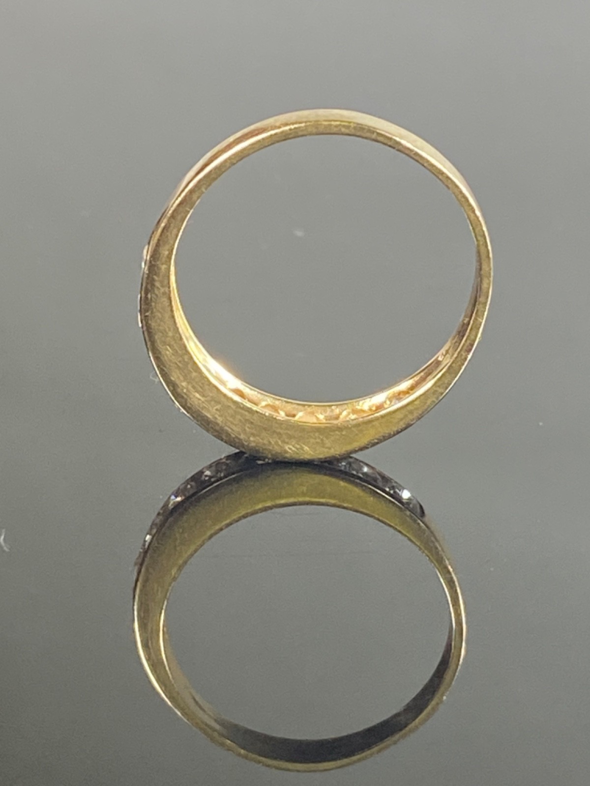 14K Yellow Gold Diamond Band Ring – Size 6.5 / 2.4 Grams / .90–1.00 CTW