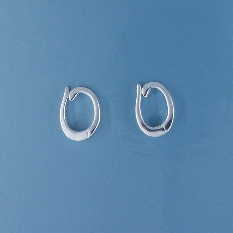 2 Sterling Silver Hinged Pendant Bail Connector/Shortener/Enhancer 9mm #33466