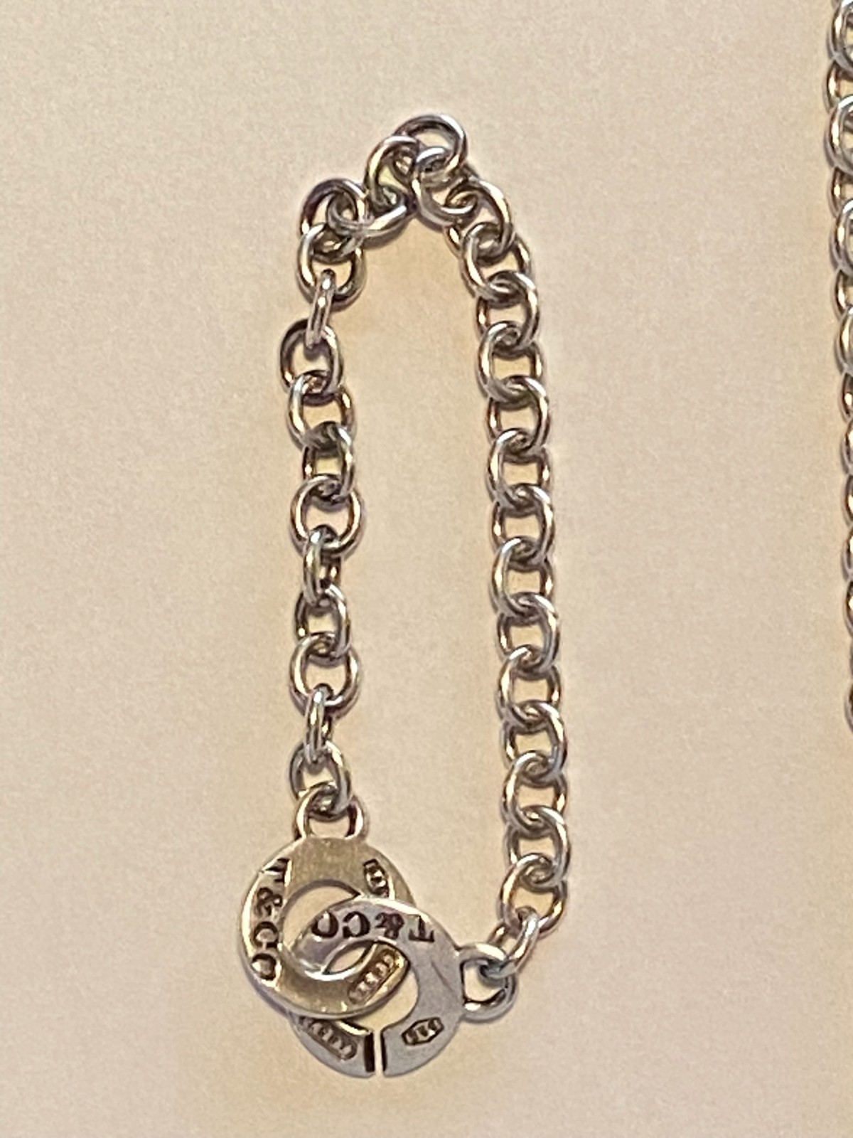 Tiffany & Co. 1837 Double Circle Clasp Necklace and Bracelet