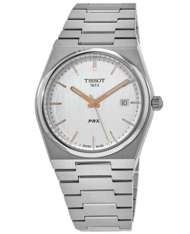 New Tissot PRX Quartz Silver Dial Steel Men’s Watch T137.410.11.031.00