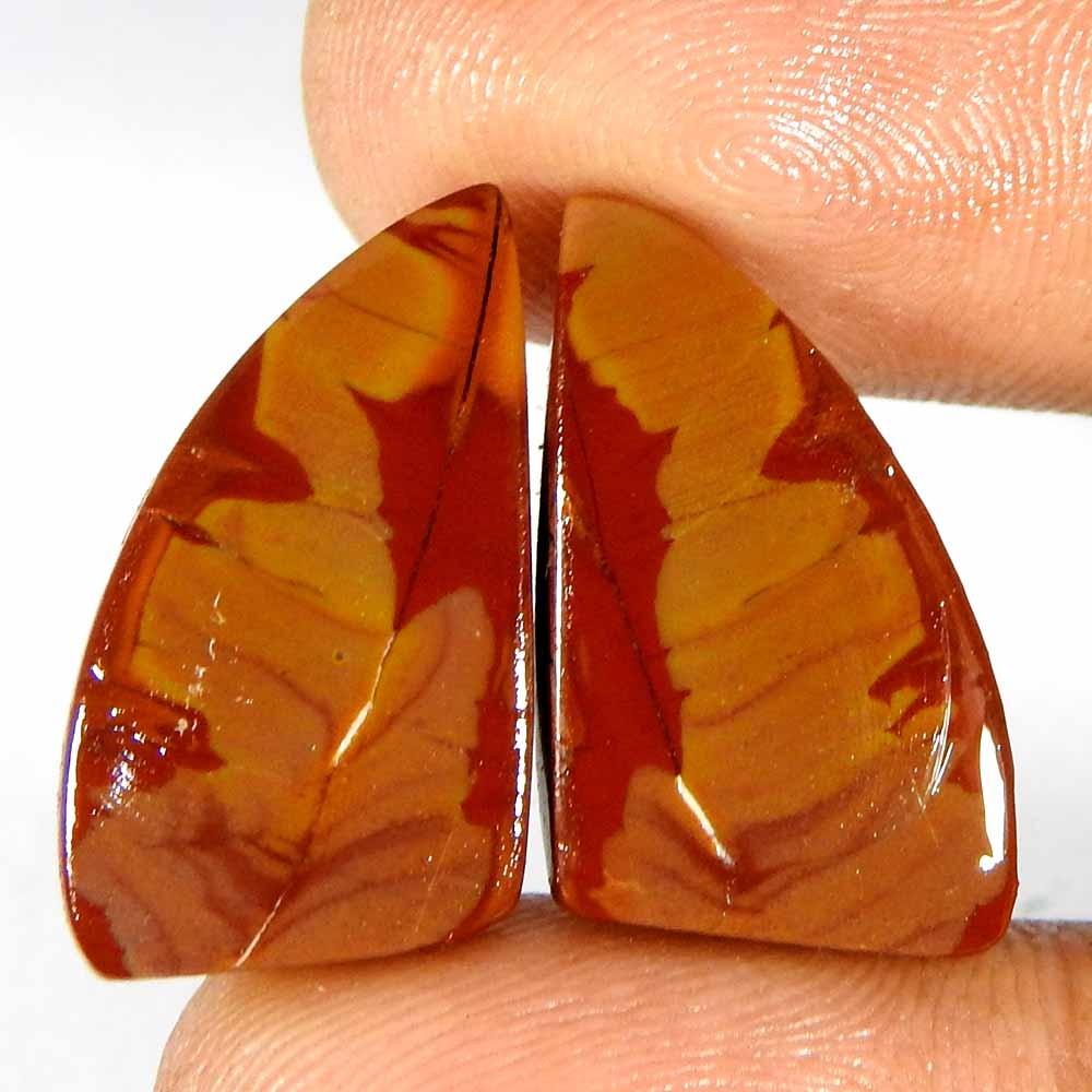16.20Cts100%Natural Noreena Jasper Fancy Pair Cabochon Loose Gemstone