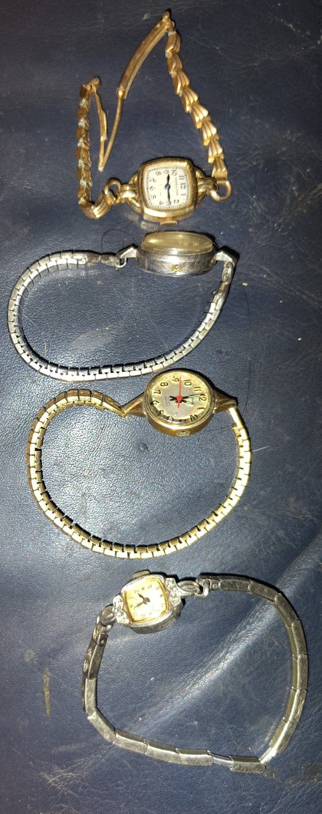Vintage Watch Lot 2 BULOVA And 1 HAMILTON 1 Galaxie Need Repair