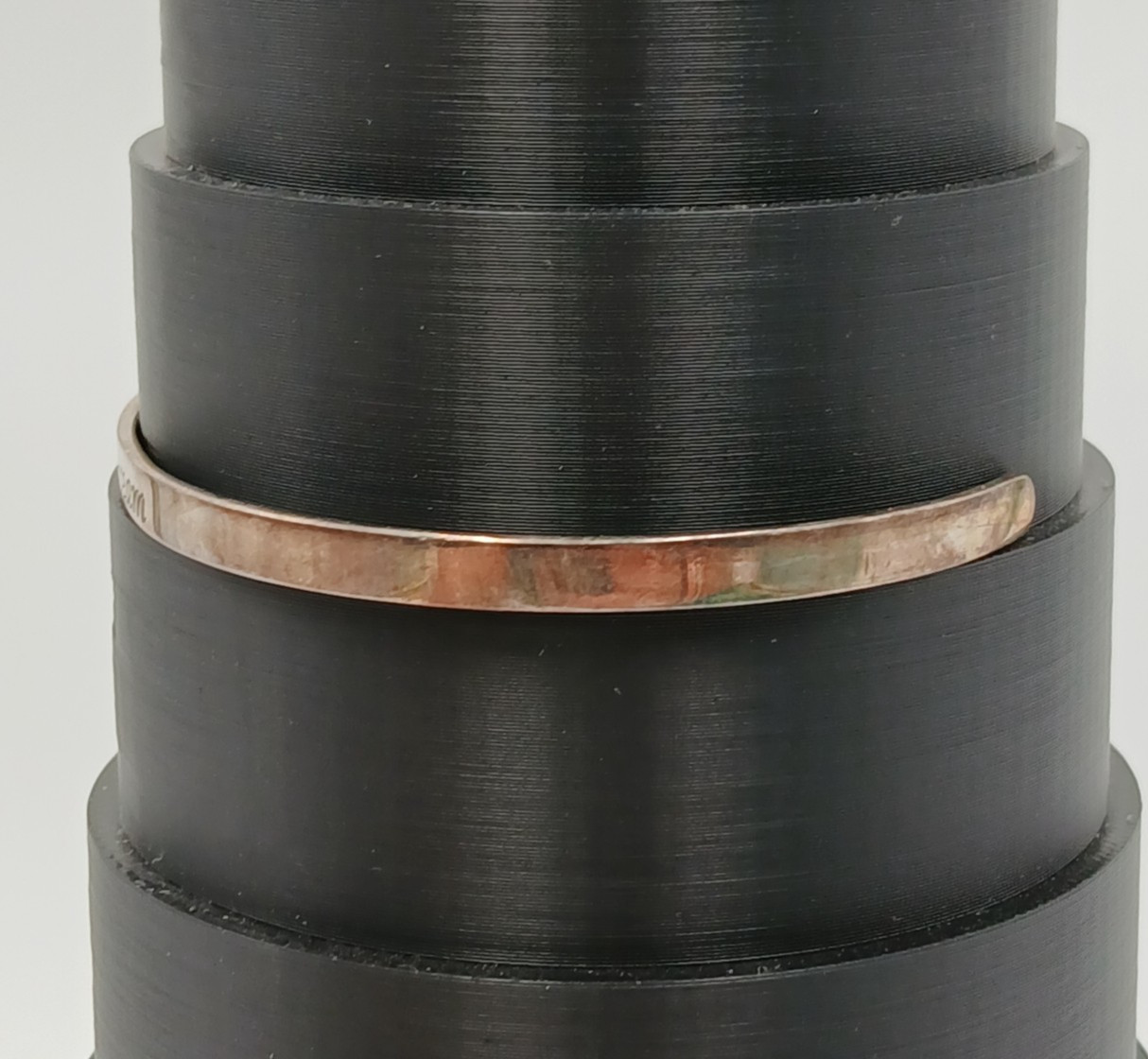 925 NVC Cuff Bracelet 2.5″ Narrow Sterling Silver 7g Engraved Love Believe Dream