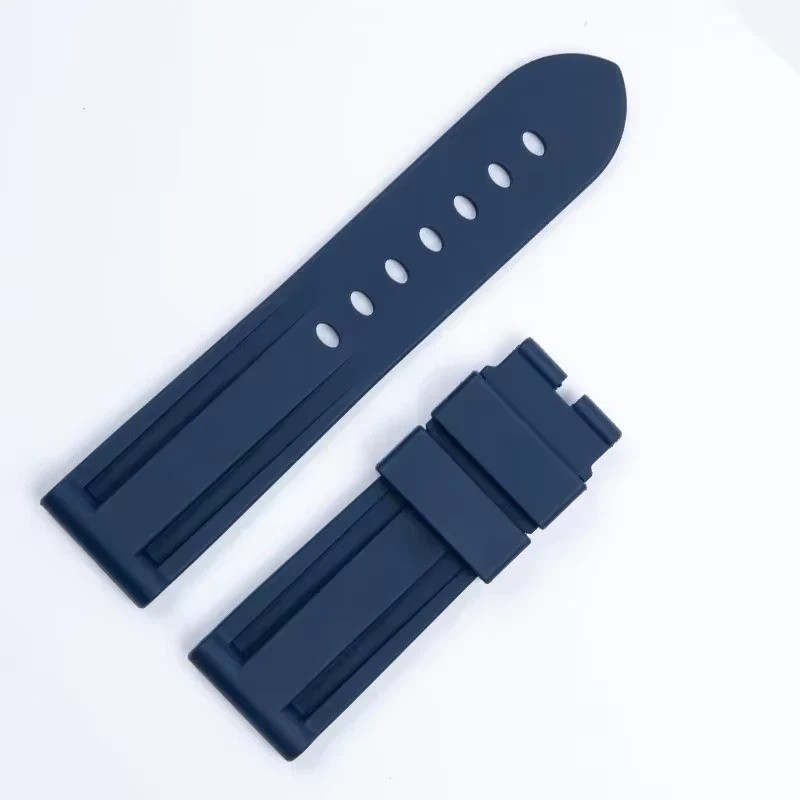 22mm 24mm FKM Fluoro Rubber Watch Band Watch Strap Fits Panerai PAM616/441/312