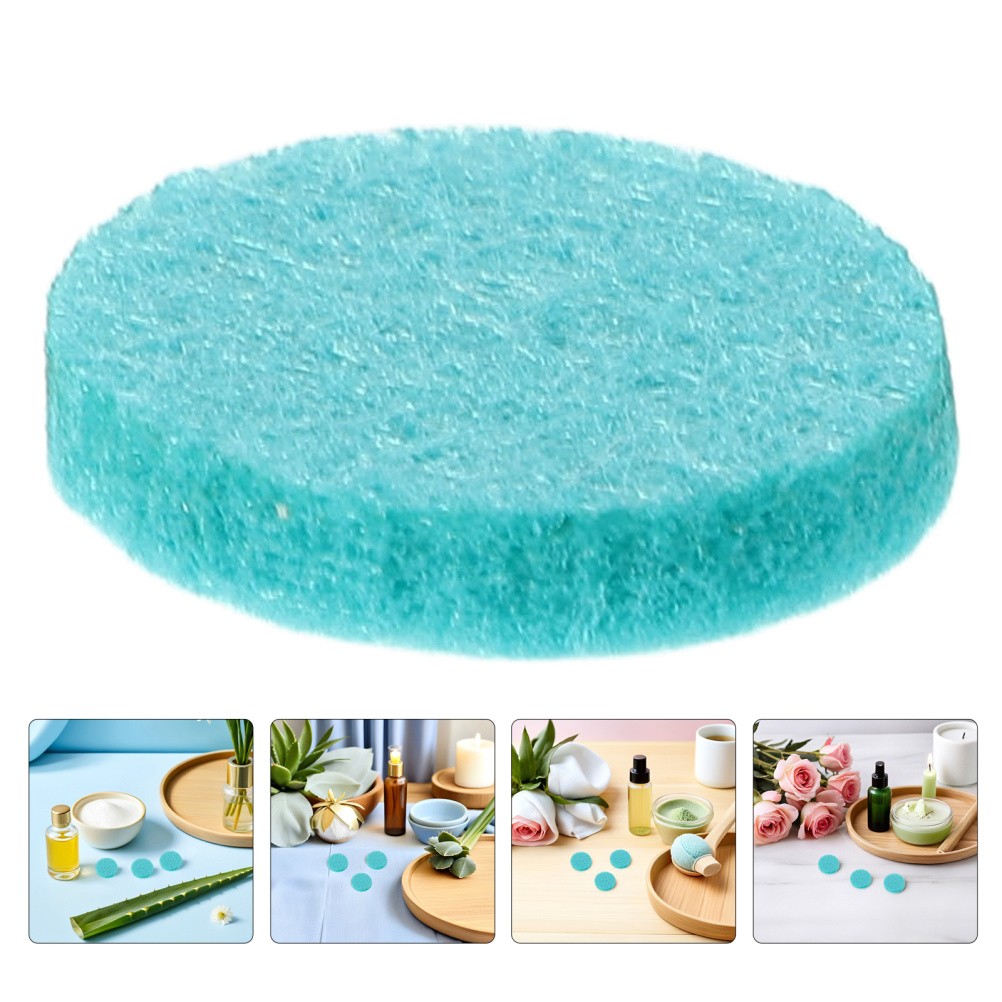 500 Pcs Round Aromatherapy Cotton Pads Essential Oil Diffuser Replacement
