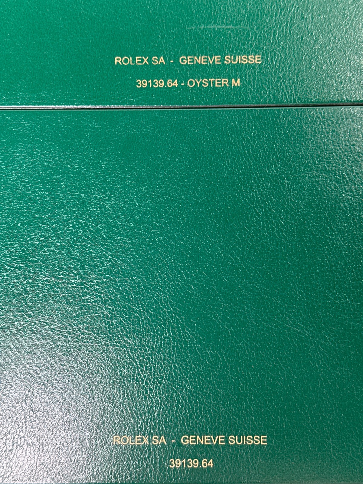 VINTAGE GENUINE ROLEX watch box case 20 set wave 39139.04 39139.01 260330002dA