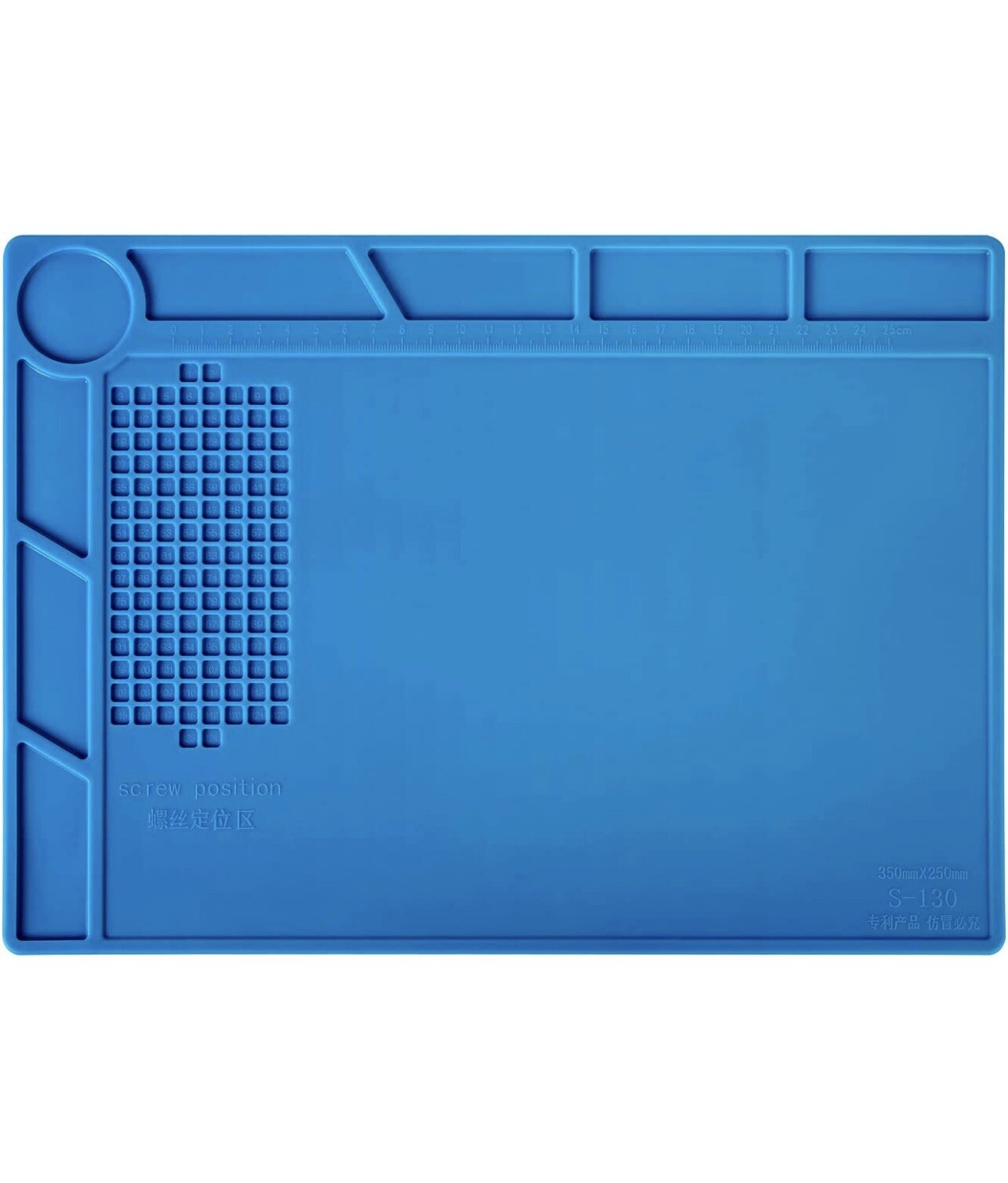 GH0722 Watch Repair Tool Mat Pad Anti-slip Rubber Sheet for Work Desk