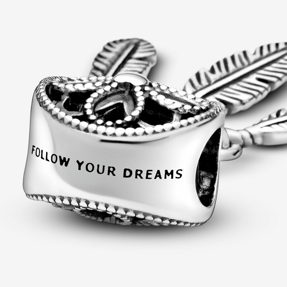 MariaFonte Bead Charm Dreamcatcher 925 Silver Compatible