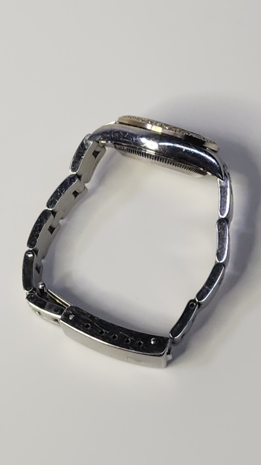 2000 Rolex Oyster Perpetual 76030 Ladies Watch 24mm SS Diamond Bezel