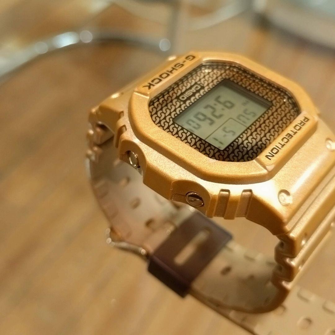 CASIO G-SHOCK DWE-5600HG Hip Hop Gold Watch