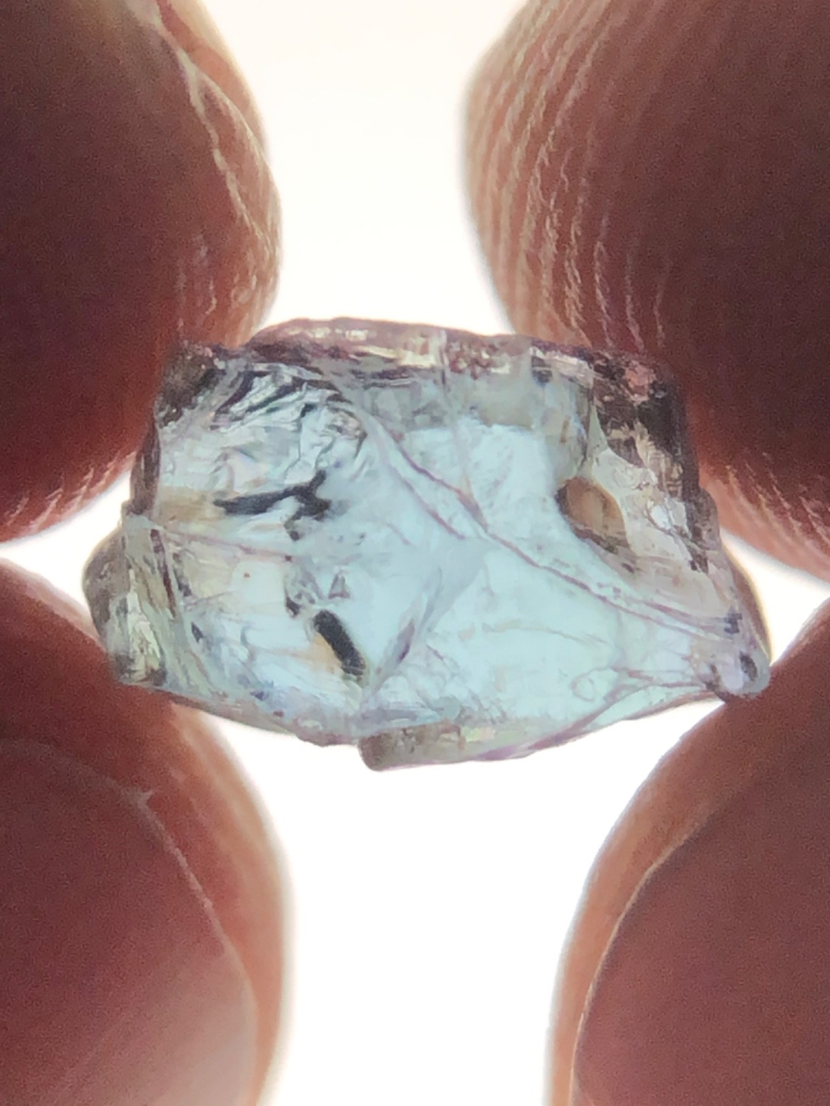 1.50 Ct Natural Purple Brown Zoisite Tanzanite Raw Unheated Loose Gemstone