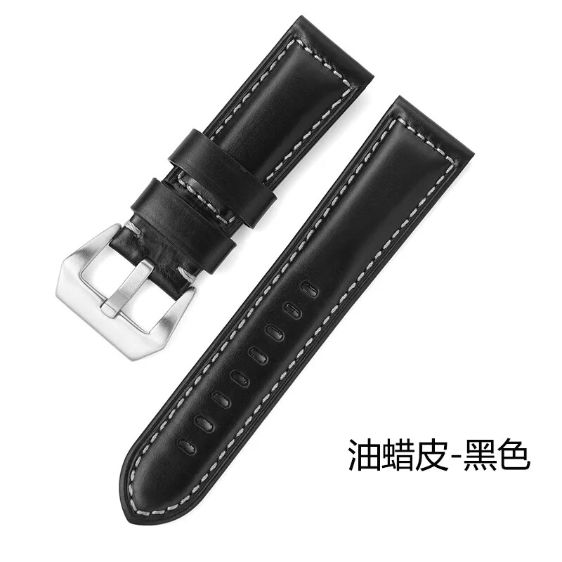 Vintage Classic Buckle Cow Genuine Leather Watch Band 20mm 22mm 24mm 26mm Strap