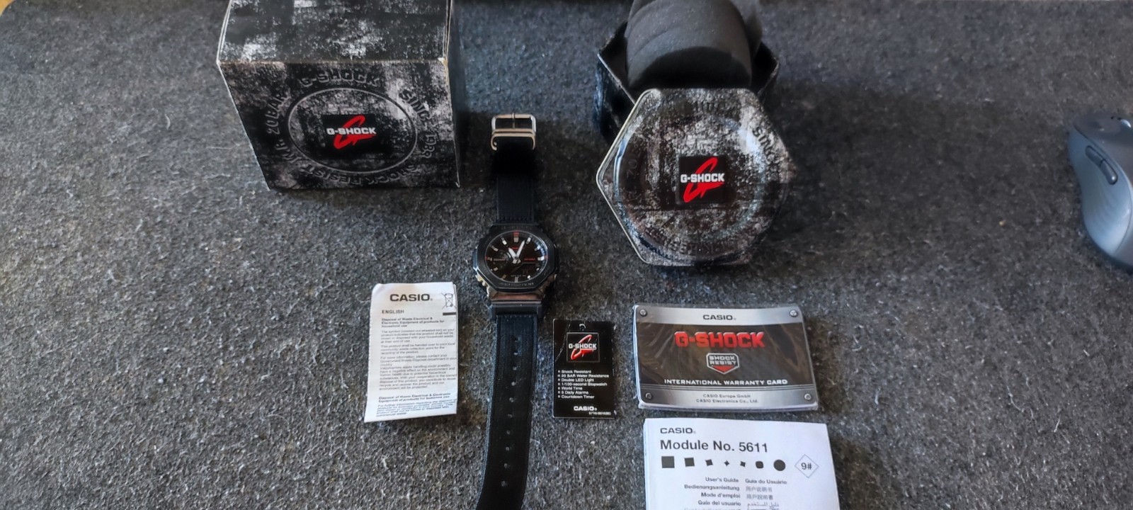 Casio GM-2100CB-1AER G-Shock. Boxed with full kit.