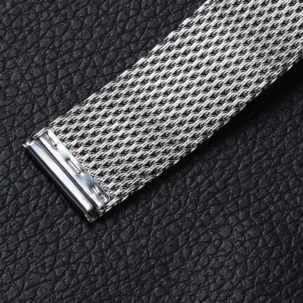New 18/20/22/24mm Milanese 1.0 Fine Mesh Watch Bands Stainless Steel Pin Buckle