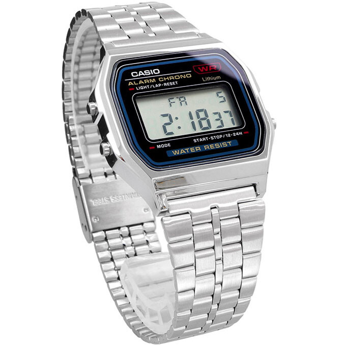 Casio Collection A159WA-N1JH Quartz Black Dial 33.2 mm Watch