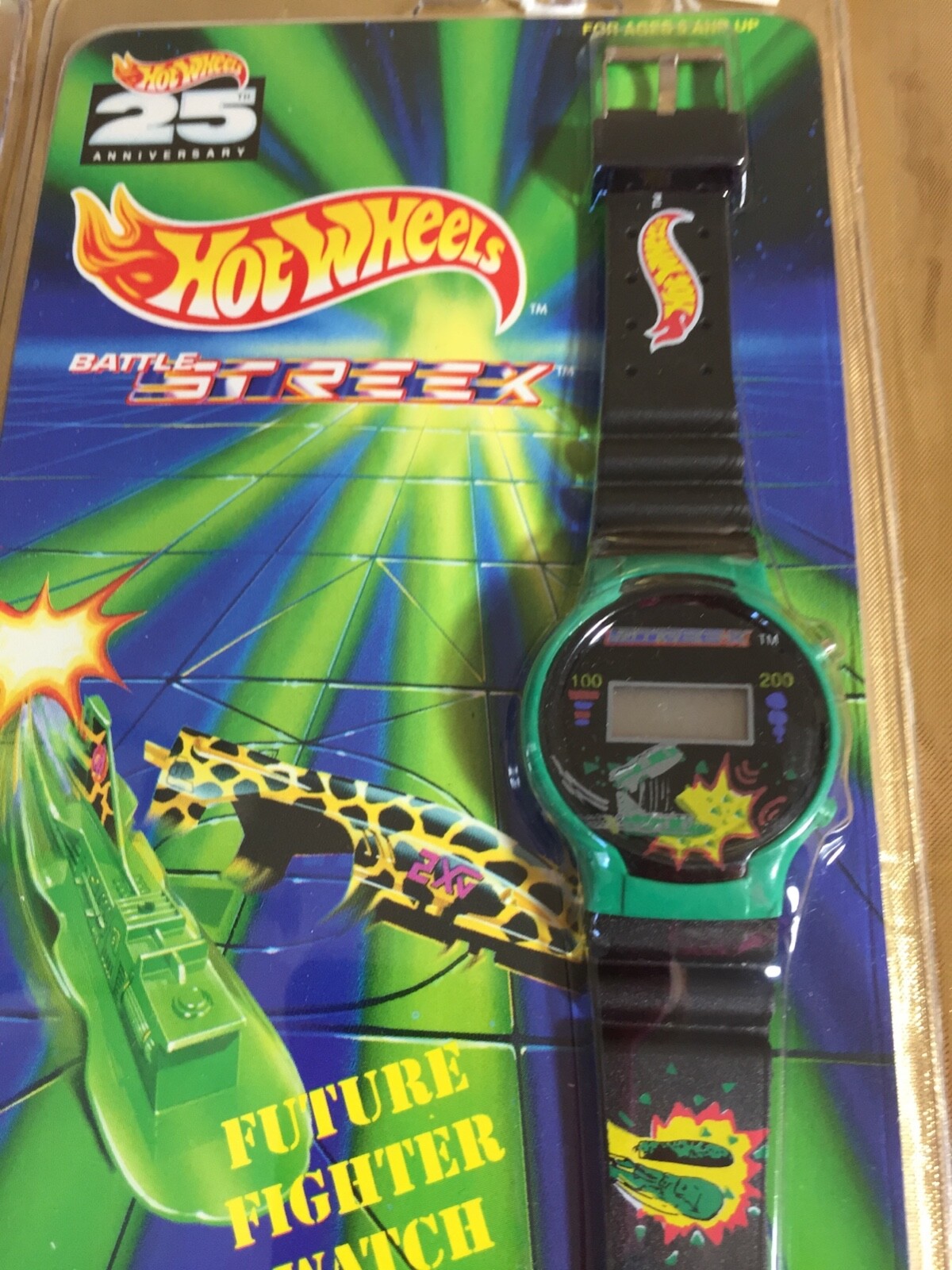 FOUR HOT WHEELS VINTAGE WRISTWATCH SET