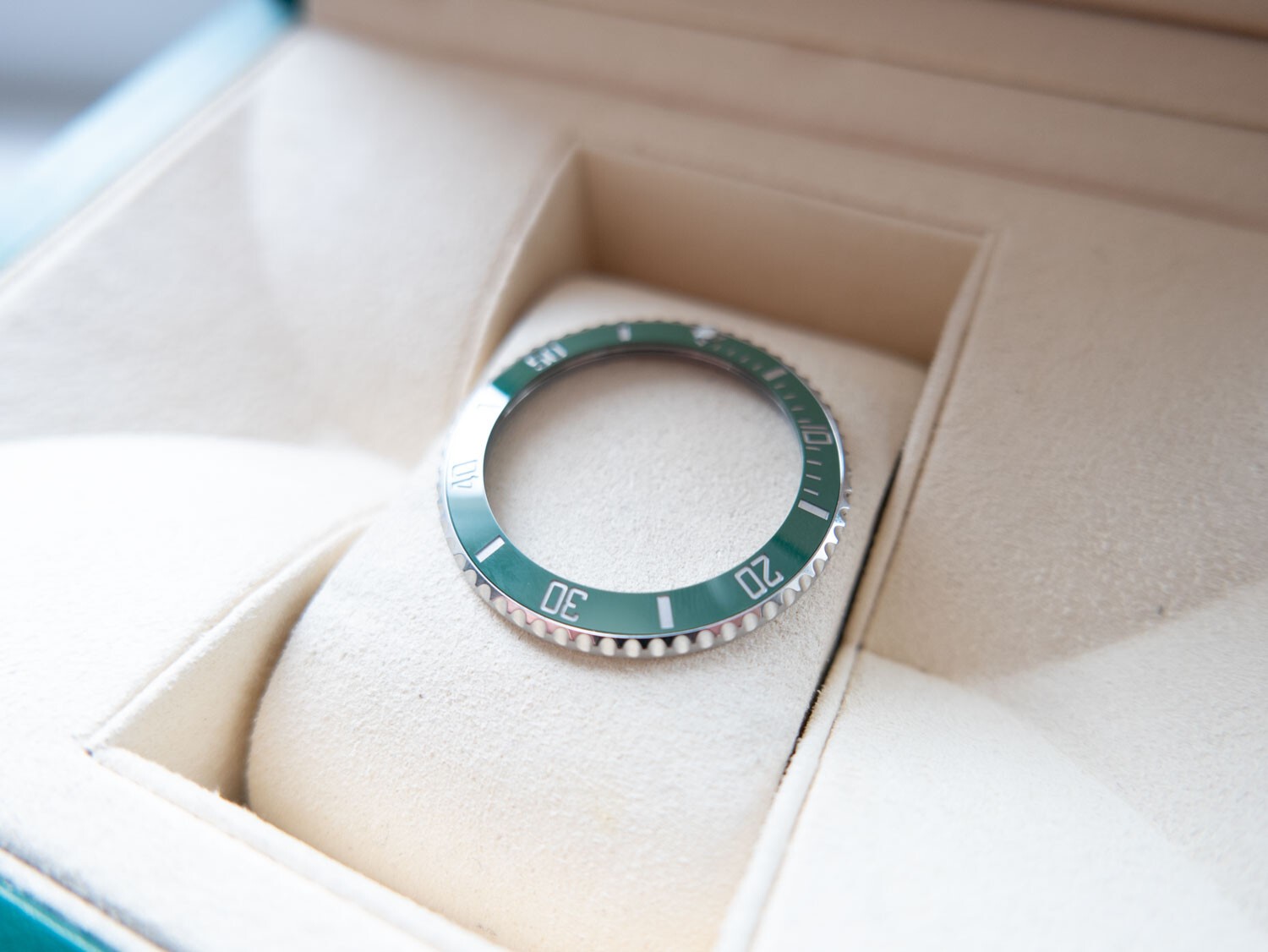Lunette Complète Céramique et Acier Inoxydable Rolex Submariner Hulk 116610 LV