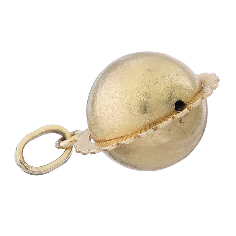Ball Pendant 750 Yellow Gold Italy approx. 1955-60