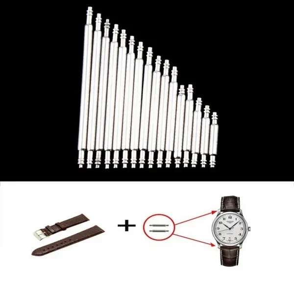 360 pc Watch PINS SPRING BARS Band Strap Link 8-25mm Repair Kit Stainless Steel