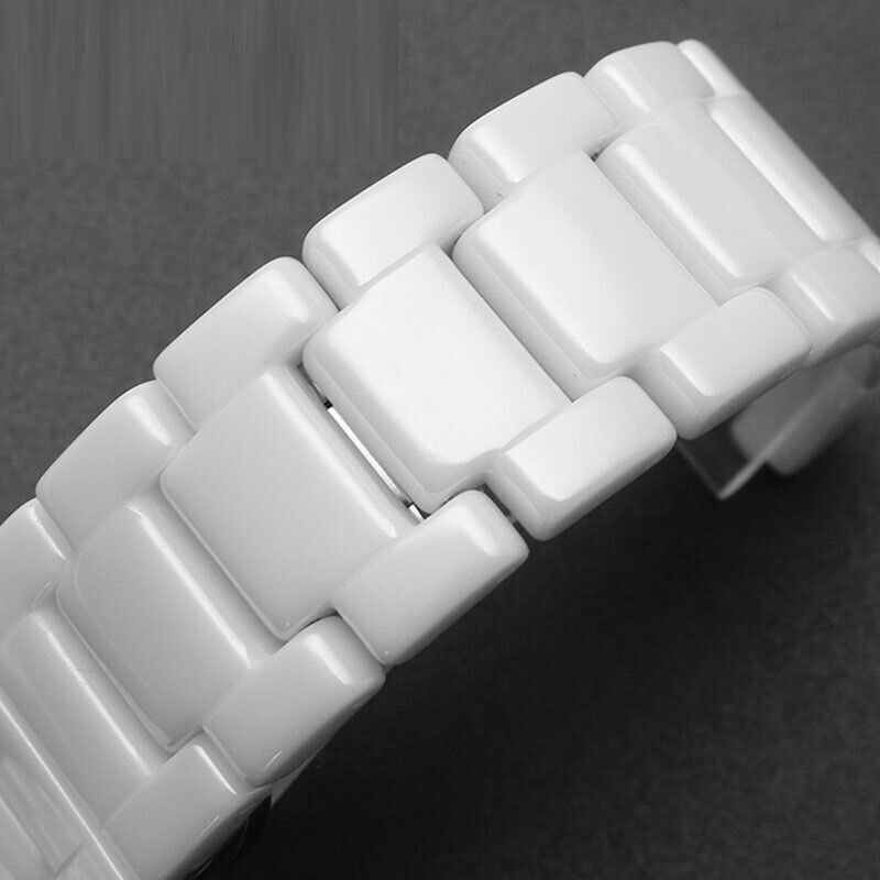 16/18/20mm Notch End Ceramic Watch Straps Bracelet Band Fits For GC