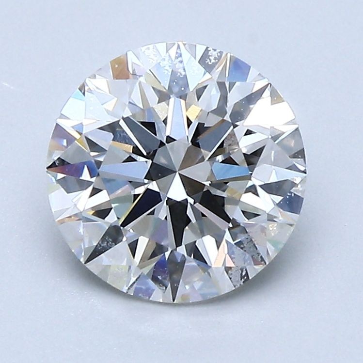 Round 1.64 Carat Cert. GIA Natural Mined Diamond Loose H color VVS2 clarity