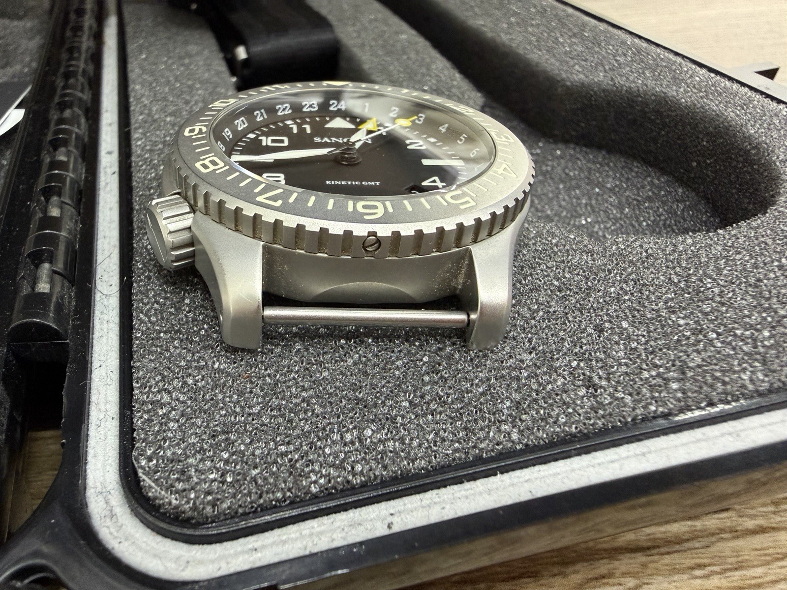 Sangin Instruments Kinetic II Pilot GMT Watch NATO Strap