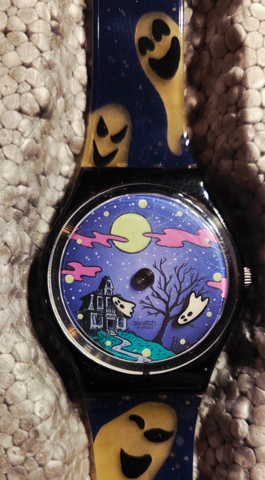Swatch “Geisterstund” GB192 Haunted House Ghost Stories Halloween Release 1999