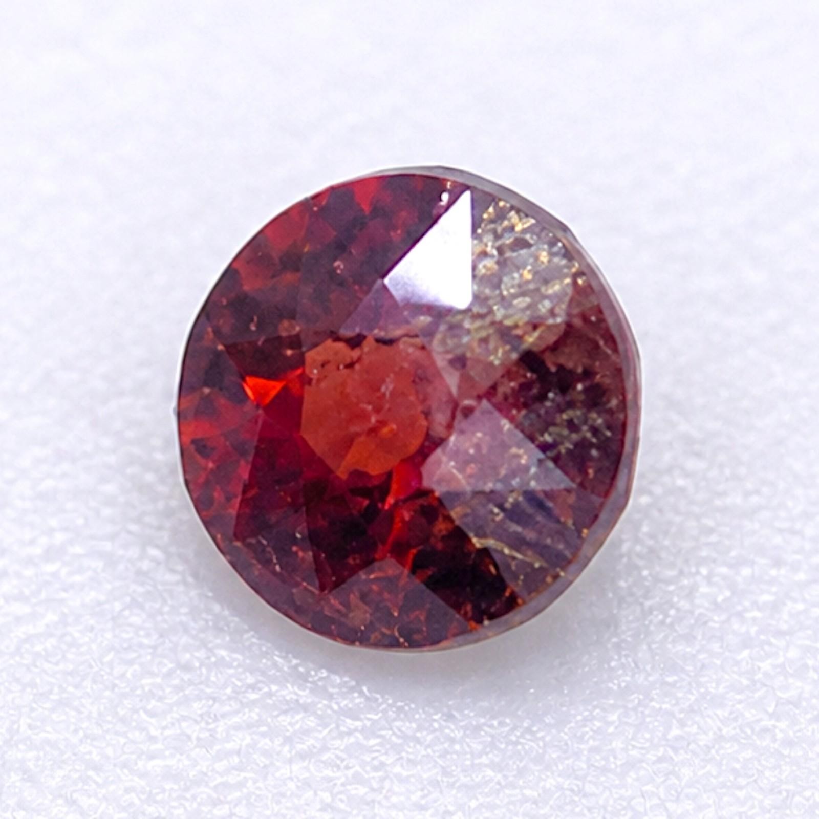 0.09 ct RED PAINITE – MYANMAR – Natural Rare Untreated Faceted EXTREME RARITY