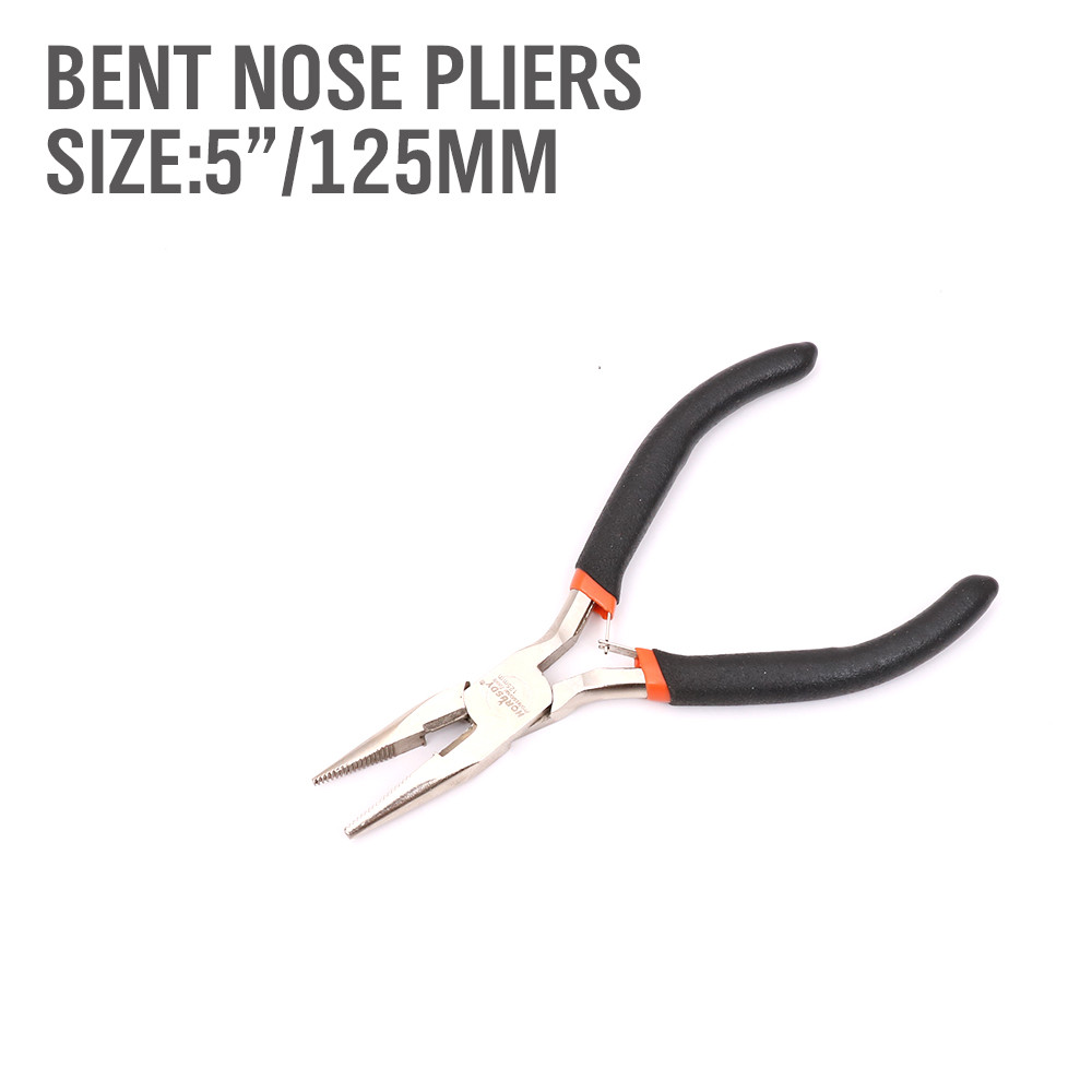 5PC Mini Pliers Set Jeweler Plier 6″ Cutting Making Beading Forging Comfort Grip