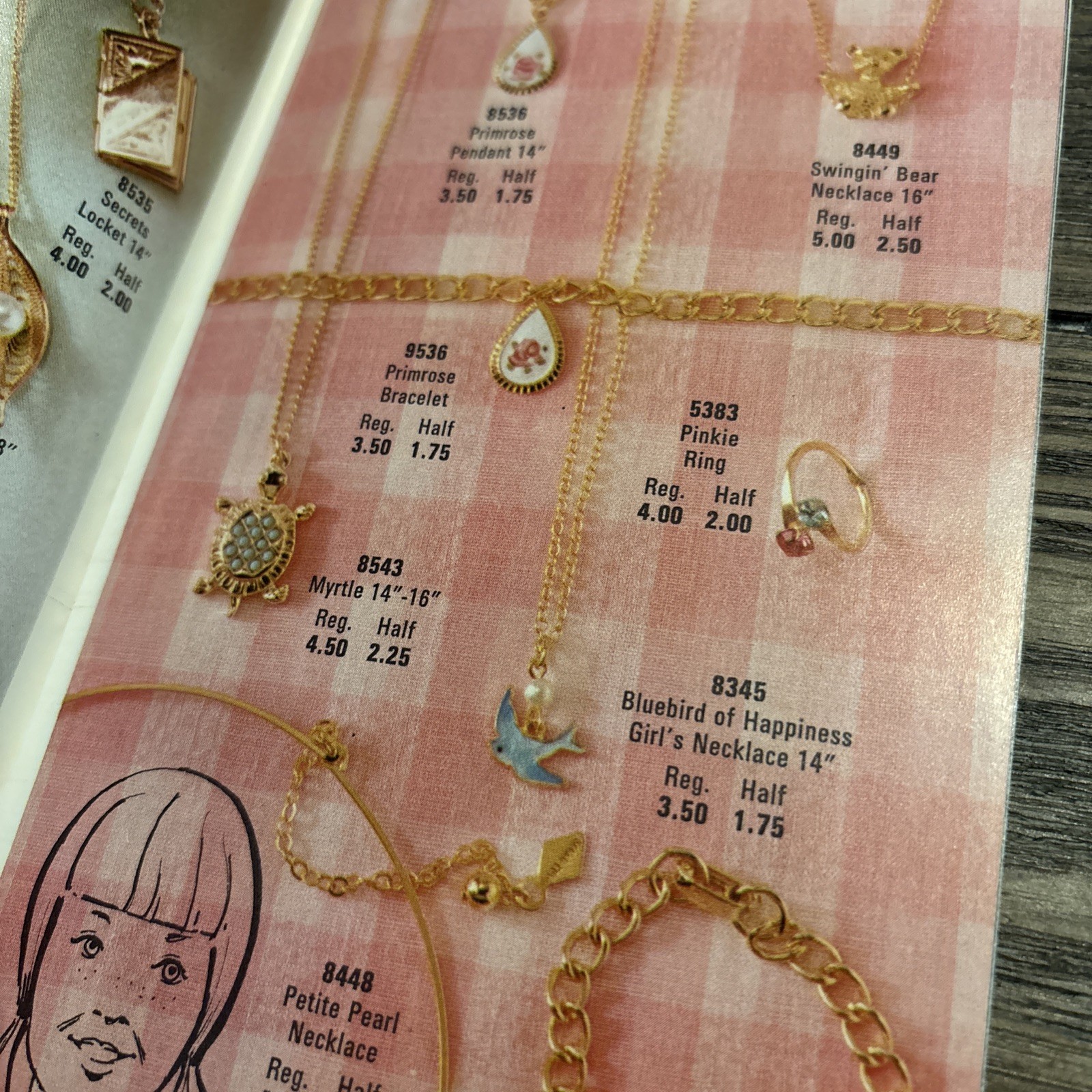 Vintage Spring/Summer 1973 Sarah Coventry Fashion Jewelry Catalog Necklaces