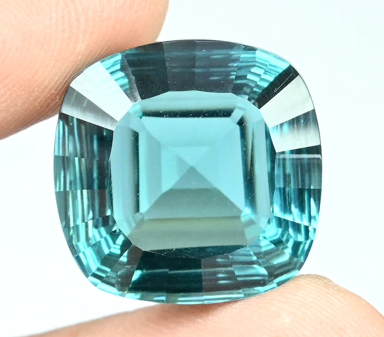 FLAWLESS 22.65 Ct Natural Greenish Neon Blue Paraiba Tourmaline Loose Gemstone
