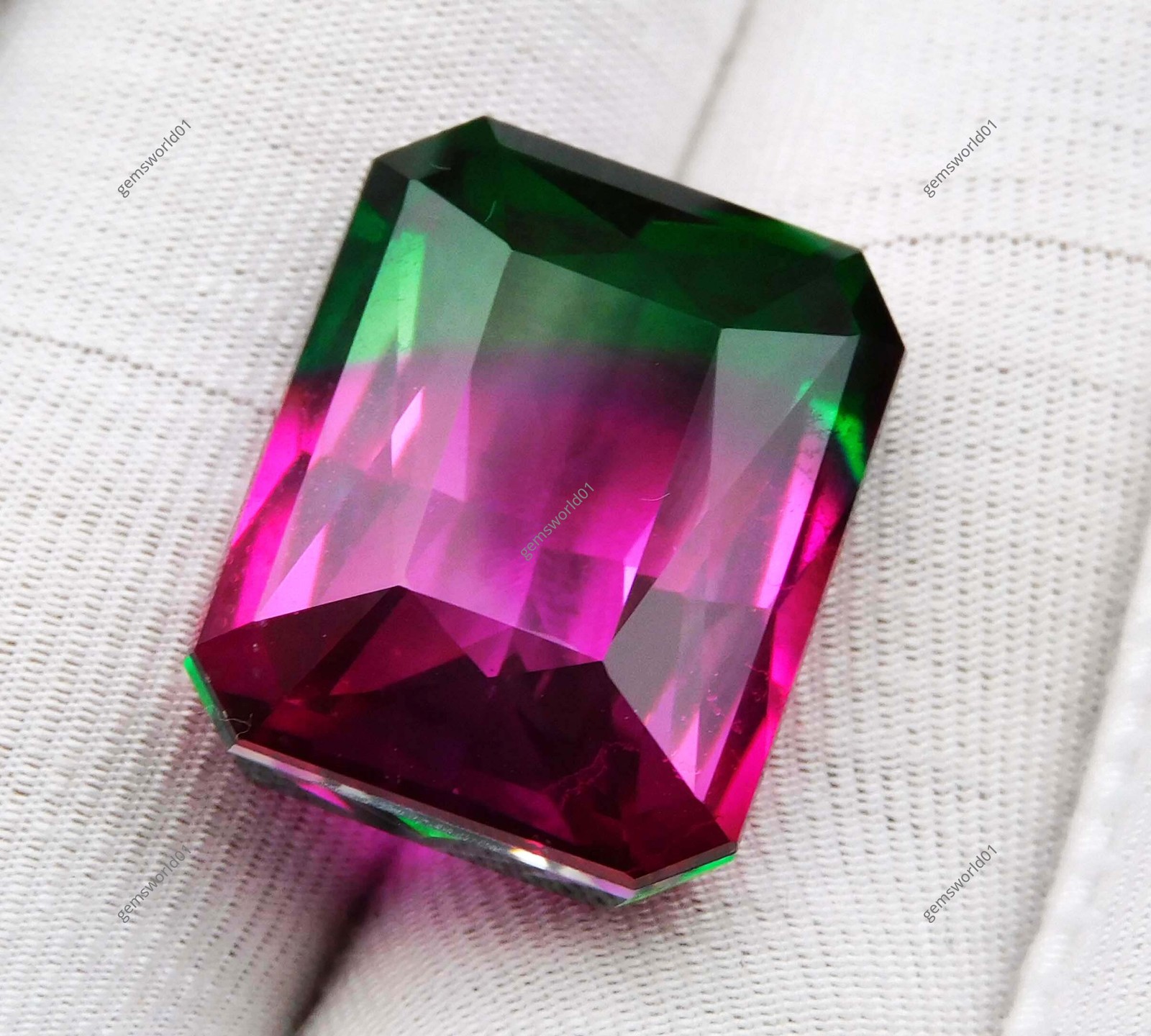 48 Ct Natural Pitambari Sapphire Excellent Emerald Cut Certified Loose Gemstone