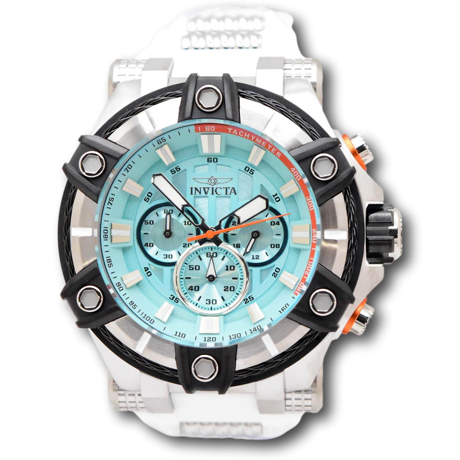 Invicta Bolt Surge Arctic Edge Men’s 52mm Teal Blue Dial Chrono Watch 49805
