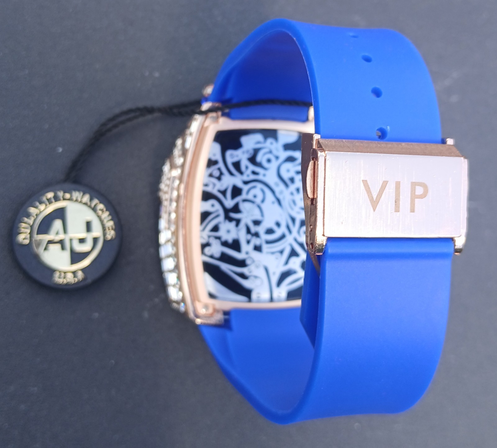 AJ’S 50MM TANK MASTER WATCH STAINLESS STEEL V.I.P 🔥 VVSCZ HANDSET BAGUETTES NEW