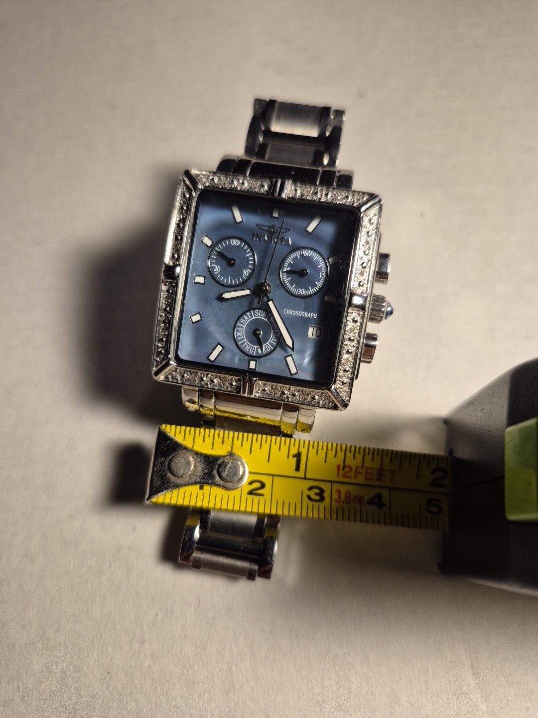 invicta Flame Fusion Crystal womens Chrono watch blue 0609 Trinite Glow