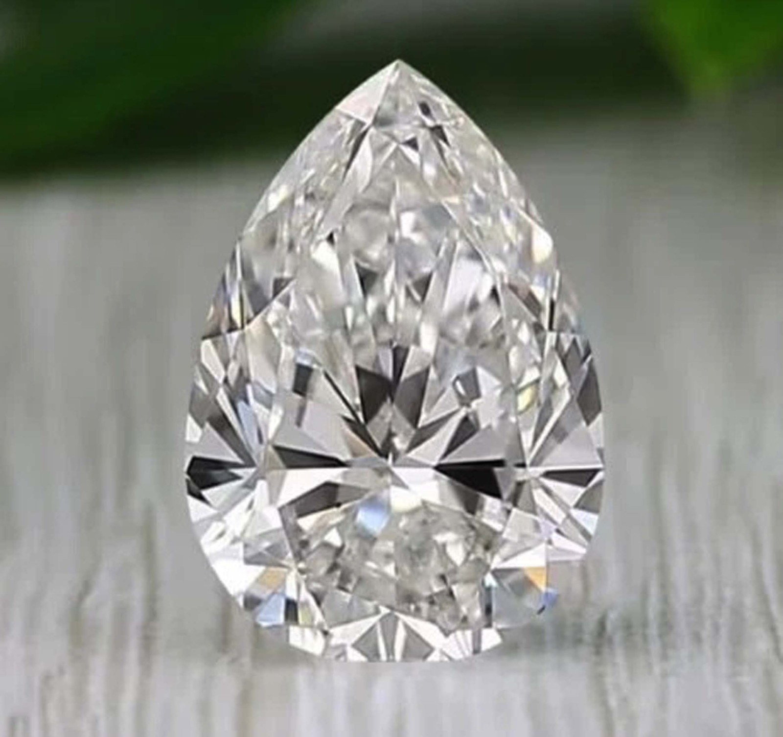 3.00 Ct Pear Shape CVD Diamond 12x8mm VVS1 Clarity Certified Loose Gemstone 5DNW