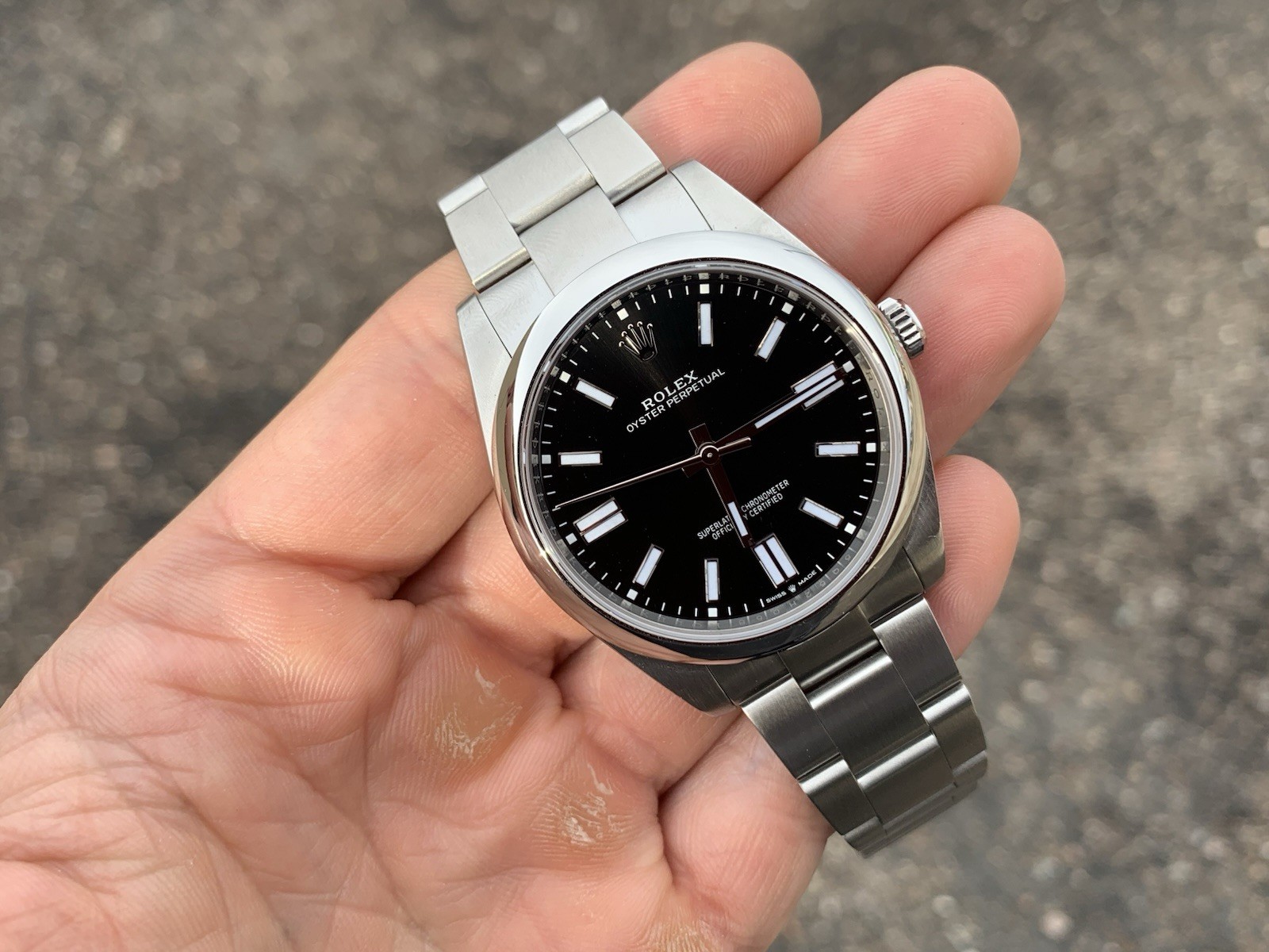 2022 Rolex Oyster Perpetual OP 41 124300 Black Dial with Box/Card