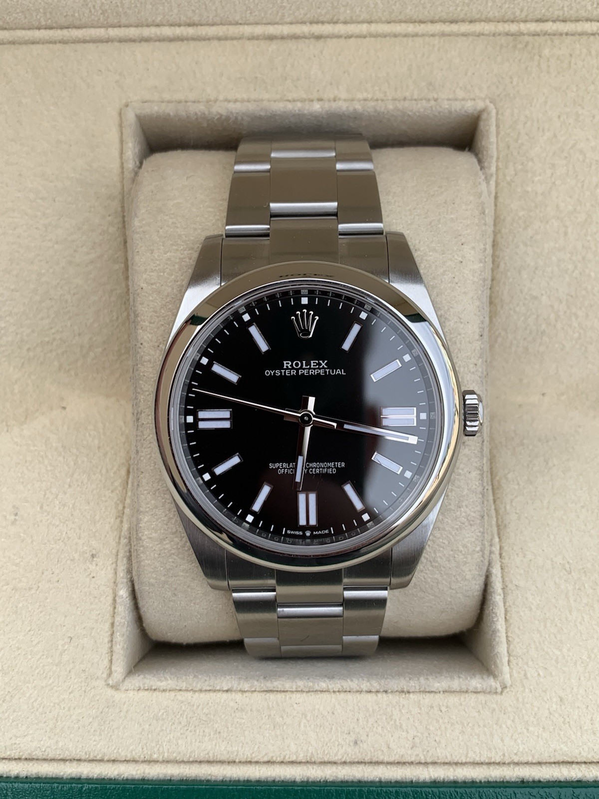 2022 Rolex Oyster Perpetual OP 41 124300 Black Dial with Box/Card