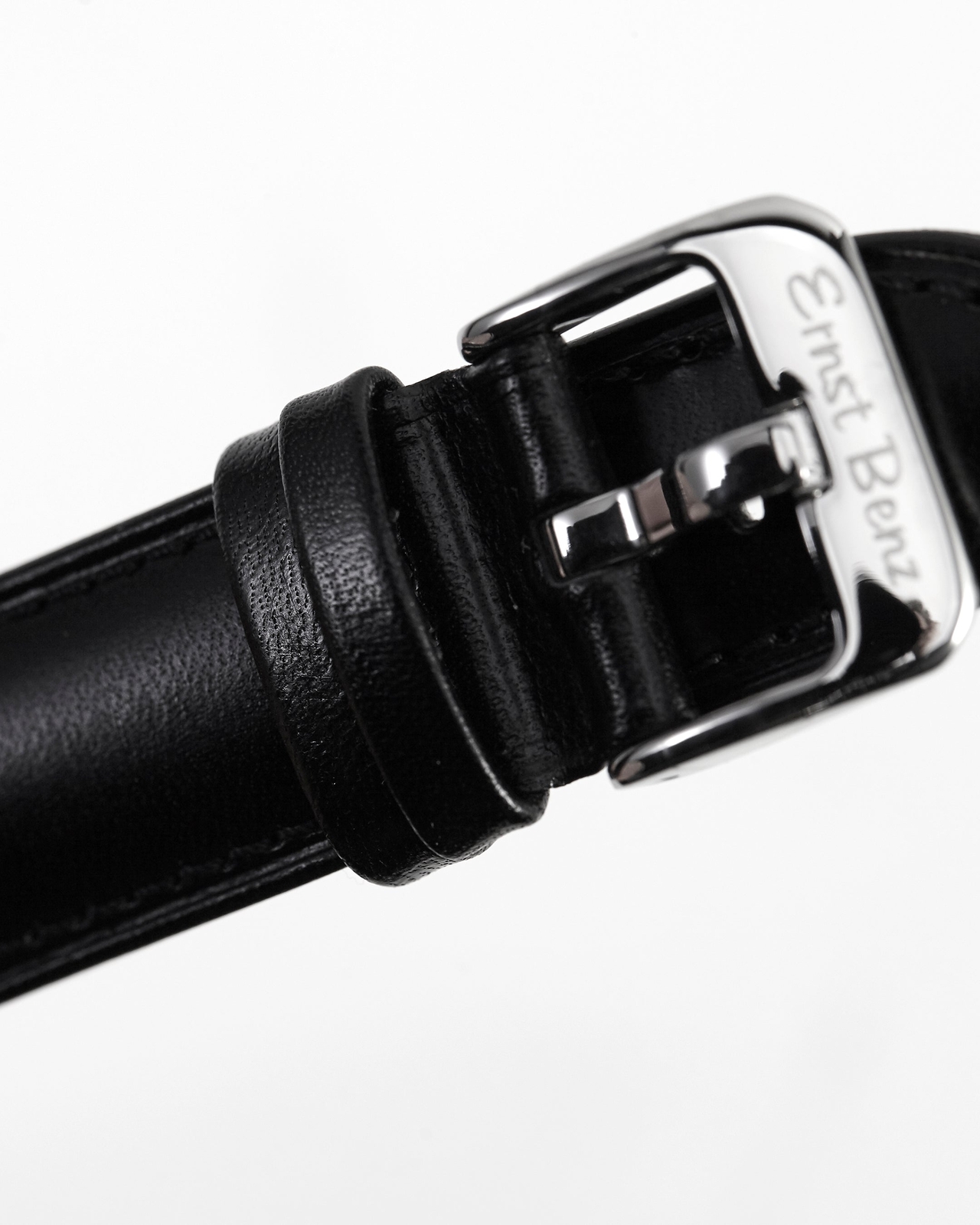 Ernst Benz 20mm x 18mm Black Band w/ Original Buckle