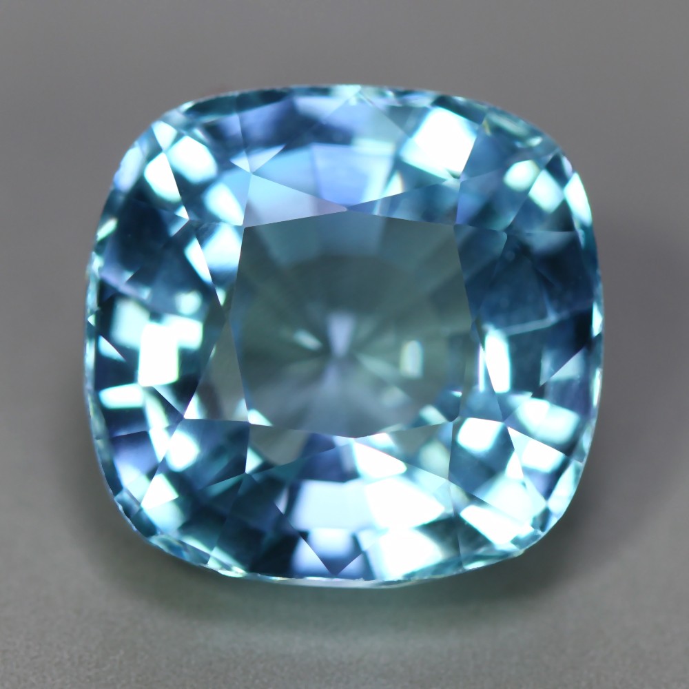 5.67 CTS_GREAT CUSTOMS CUSHION CUT_100 % NATURAL UNHEATED BLUE APATITE_BRAZIL