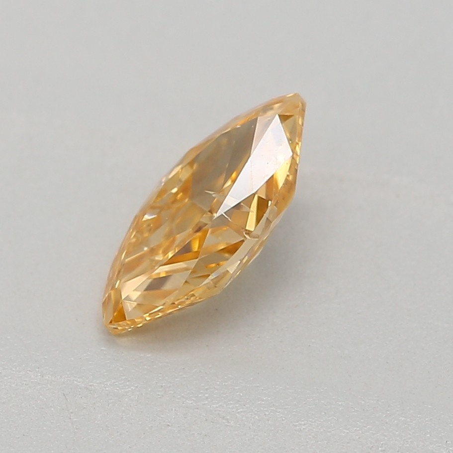 0.29 carat, Fancy Intense Yellow Orange, Marquise Shape, I1 Clarity, GIA