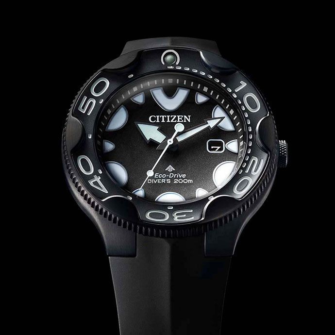 Citizen Promaster Marine Eco-Drive Diver 200m Black Watch From Japan