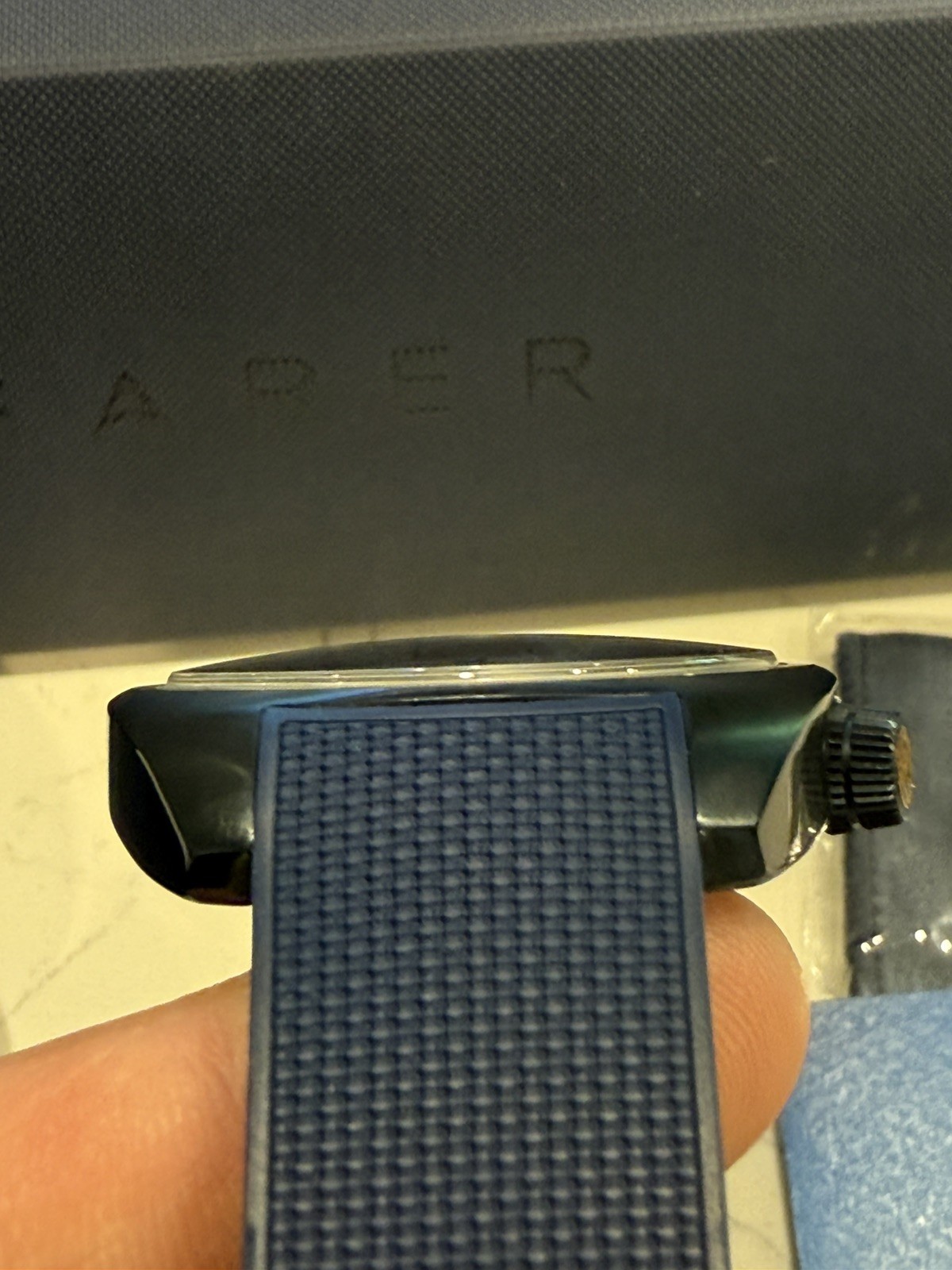 Farer Endeavour Ocean blue Titanium Series III Watch Automatic Swiss Made