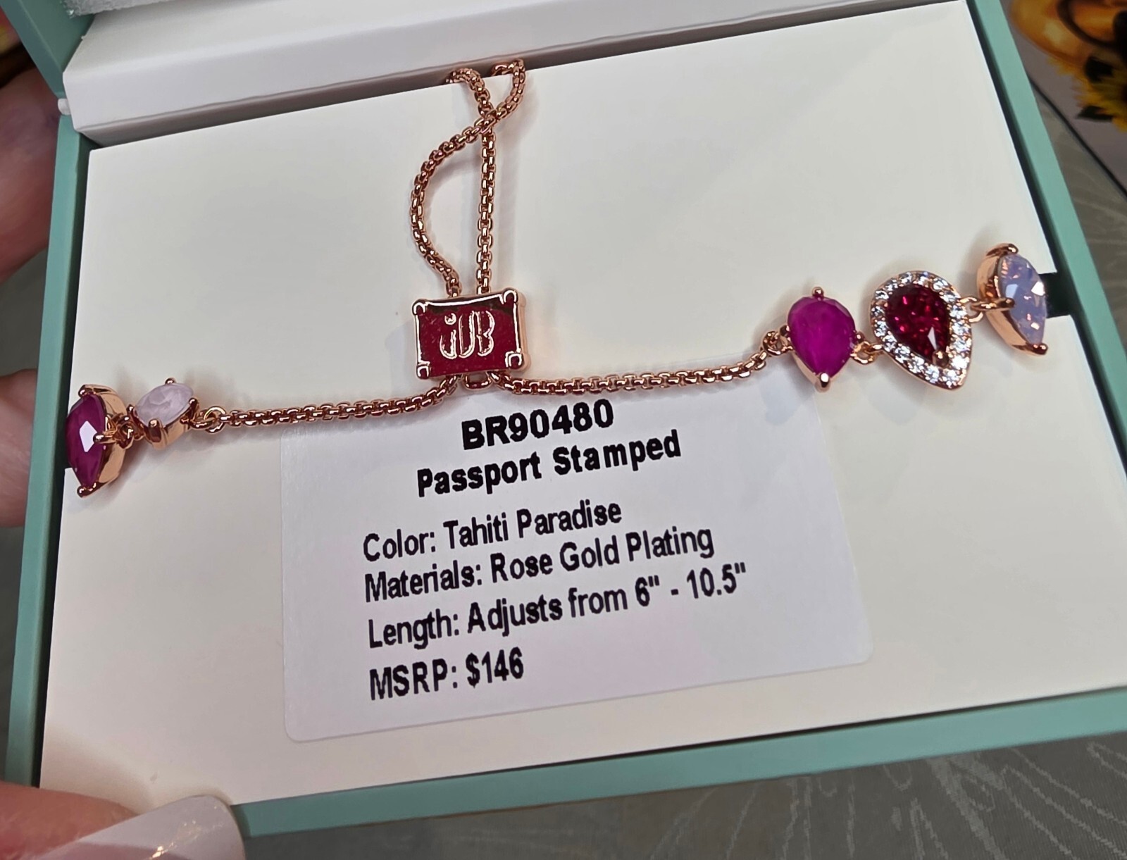 BP Tahiti Paradise Rose Gold Plated Bracelet