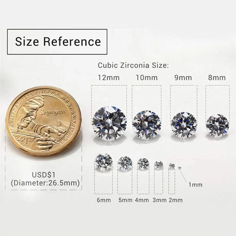 3x3mm~10x10mm Heart Shape Loose Cubic Zirconia Stone 5A CZ Gemstones for Jewelry